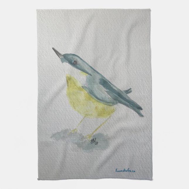 Nuthatch Tea Towel Kökshandduk (Vertikal)