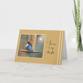 Nuthatch - Thinking of You & Praying for You Card Kort