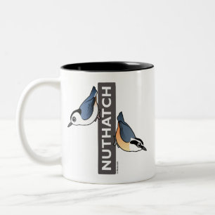 Nuthatchfläkt Två-Tonad Mugg