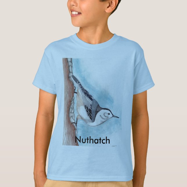 NuthatchT-tröjaför barn T Shirt (Framsida)