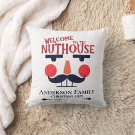 Nuthouse Funny Christmas Nutcracker Kudde