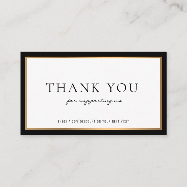 nutida rabatt på professionell visitkort (Framsida)