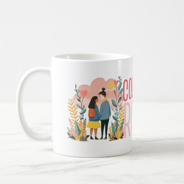 Nutida Romantik Genre Älskare Kaffemugg (Vänster)
