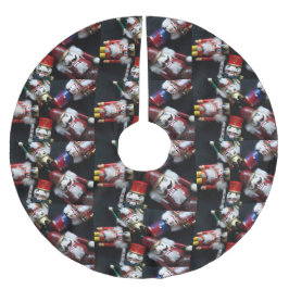 Nutkrackare går samman julgransmatta borstad polyester