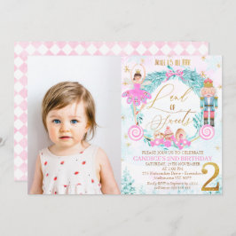 Nutkracker Land Söder Andra födelsedagen Inbjudningar