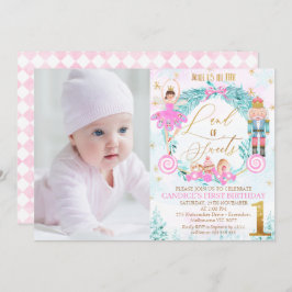 Nutkracker Land Söder Fotofödelsedagen Inbjudningar