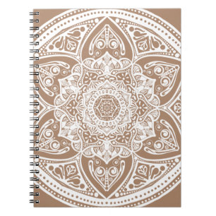 Nutmeg Mandala Anteckningsbok