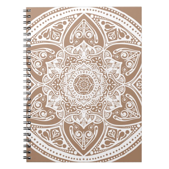 Nutmeg Mandala Anteckningsbok (Framsidan)