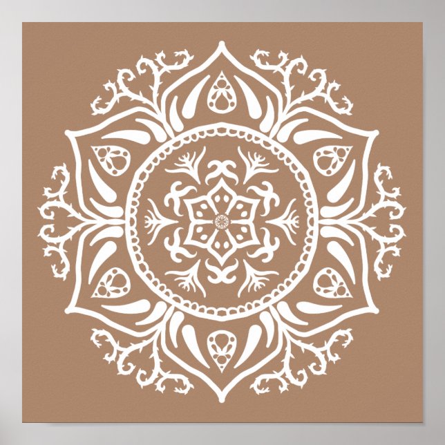 Nutmeg Mandala Poster (Framsidan)