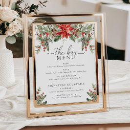 Nutmeg Noel jul Pub Drinks Menu Poster