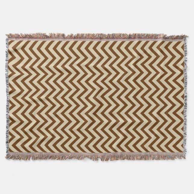 Nutmeg Spice Moods Chevrons Mysfilt (Framsidan)