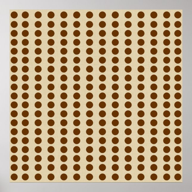 Nutmeg Spice Moods Dots Poster (Framsidan)