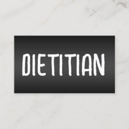 Nutrition Dietitian Foodie Visitkort