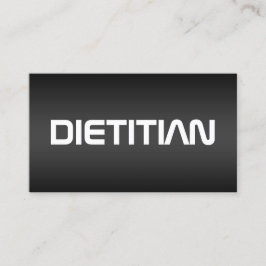 Nutrition Trainer Dietitian Foodie Visitkort