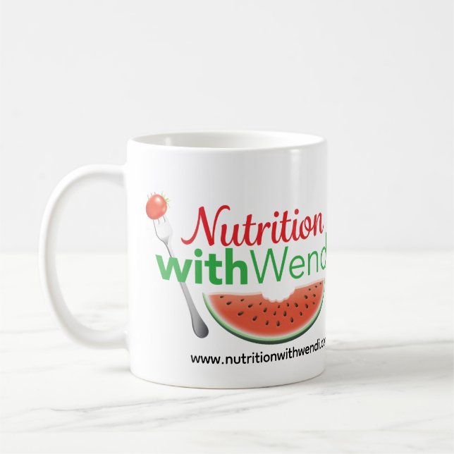 Nutrition-with-Wendi_Logo_PRT Kaffemugg (Vänster)