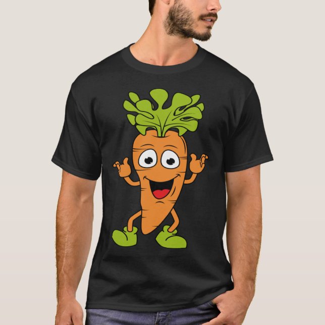 Nutritionist Carrot for Dietician and Vegan 10 T Shirt (Framsida)
