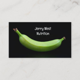 🍌 Nutritionist Foodie Custom QR Visitkort