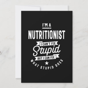 Nutritionist, jobbtitel, gåva inbjudningar