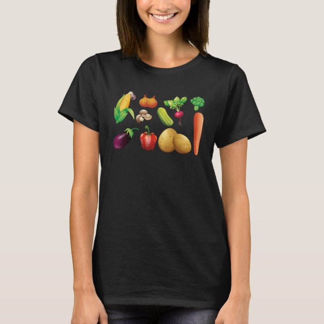 Nutritionist Potato for Dietician and Vegan  6 T Shirt (Framsida)