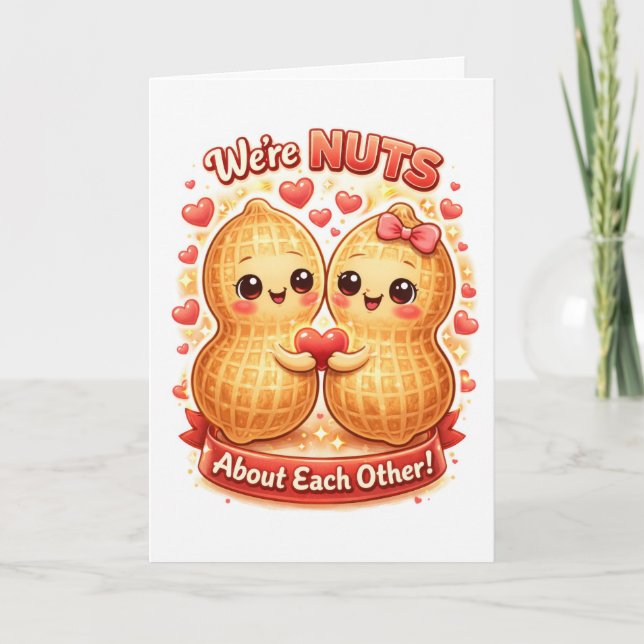 Nuts Valentine's Day Kort (Framsida)