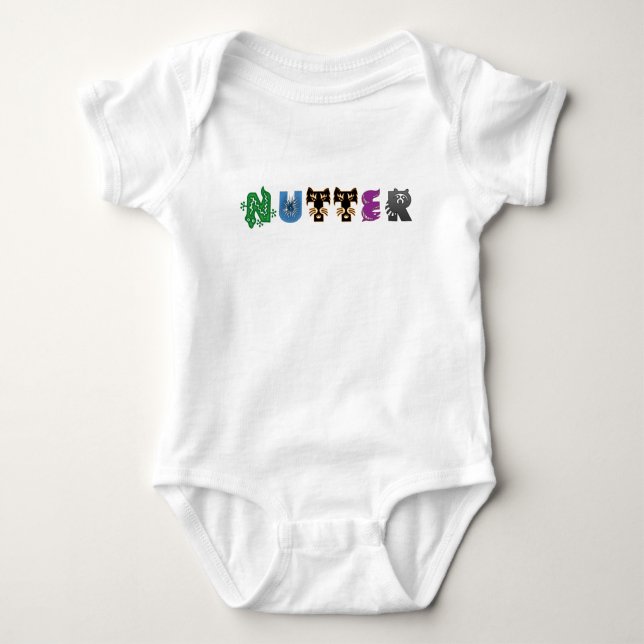 Nutter djur t shirt (Framsida)