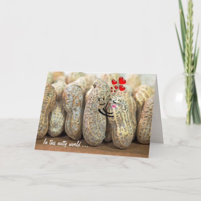 Nuttio par Bröllop-årsdagen Kort (Framsida)