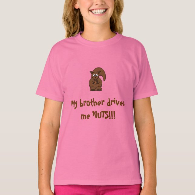 Nutty Brother Girl's Tee (Framsida)