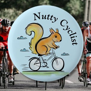 Nutty Cyclist, ekorre på ett cykeldjur Knapp