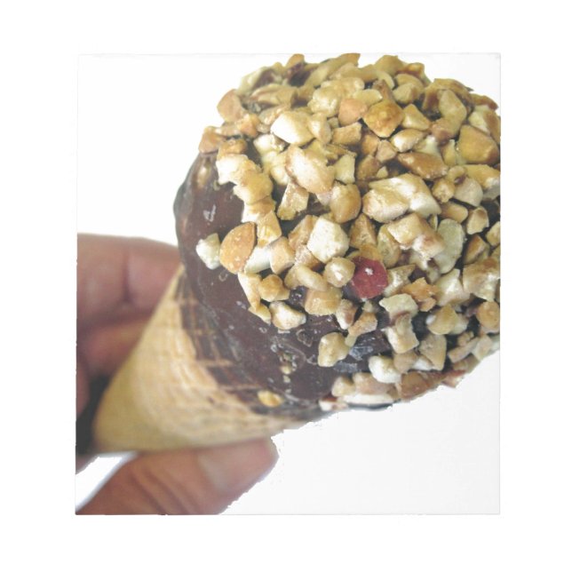 Nutty Ice Cream Cone Anteckningsblock (Framsida)