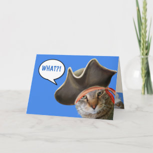 Nutty Pirat Cat Get Kort