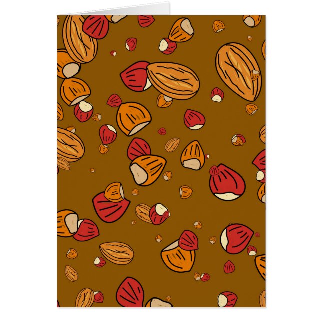 Nutty Tapet Hälsningskort (Framsidan)