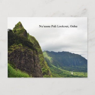 Nu'uanu Pali Lookout Postcrd Vykort