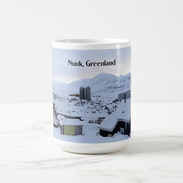 Nuuk, Grönland landskapsfotografi Kaffemugg (Center)