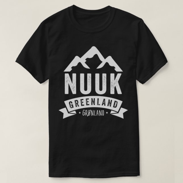 Nuuk Grönland T Shirt (Design framsida)