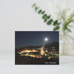 Nuuk, Grönlands nattvy Helg Vykort