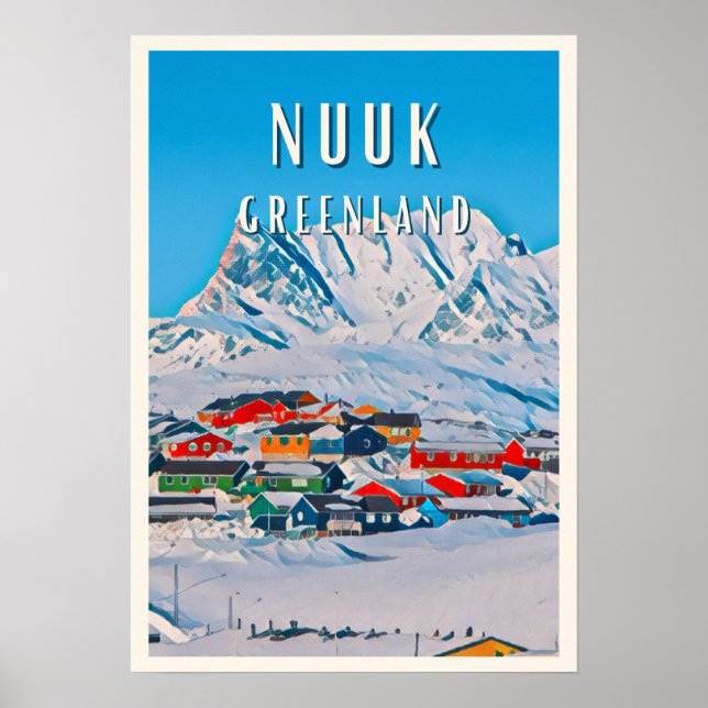 Nuuk, la ville polaire aux paysages époustouflants poster (Framsidan)