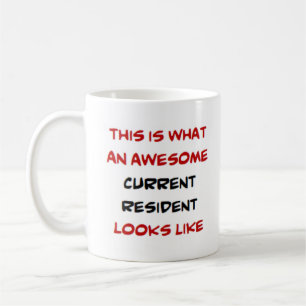nuvarande bosatt i fantastisk kaffemugg