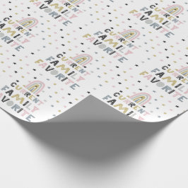 Nuvarande favoritregnbåge i familjen presentpapper