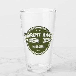 Nuvarande floden Missouri Kayakpaddling Glaskopp
