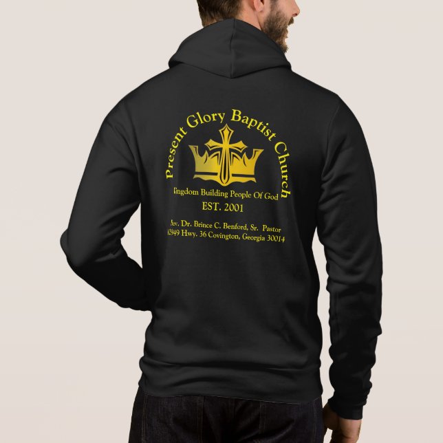 Nuvarande Glory Baptist Church med namn T Shirt (Baksida)