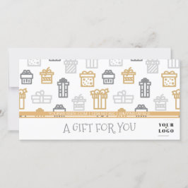 Nuvarande intyg om gåva av Logotyp för företag i M