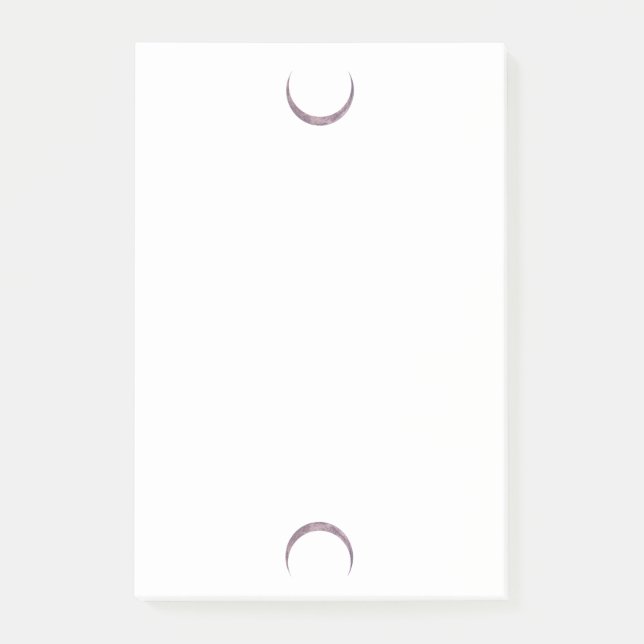 Nuvarande Måne efter-IT-anteckningar Post-it Block (Framsida)