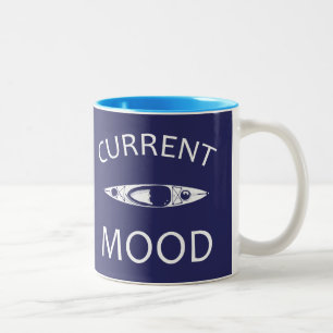 Nuvarande Mood Kayaking Två-Tonad Mugg