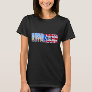Nuyorican New York Puerto Rico Ricanska flaggan Ta T Shirt