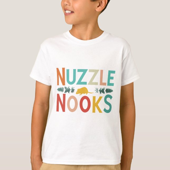 Nuzzle Nooks T Shirt (Framsida)
