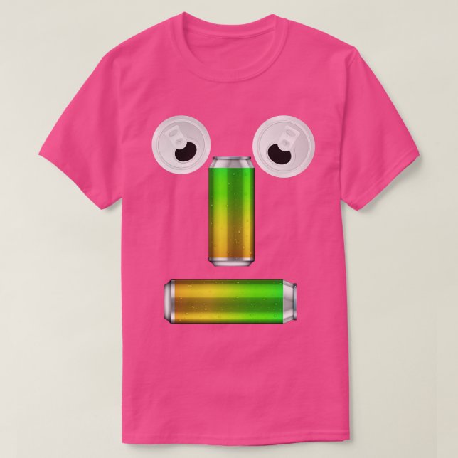 Nval av party konserverat öl Ansikte T Shirt (Design framsida)