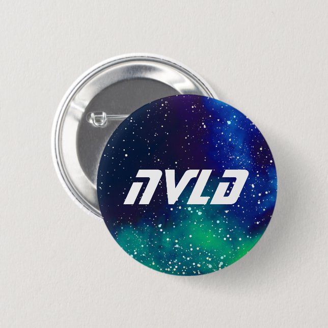 NVLD Anpassningsbar Galaxy-identitet Knapp (Framsida & baksida)