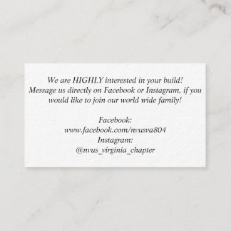 NvUS rekrytering, 3,5" x 2,0", 100 packar, vit Visitkort