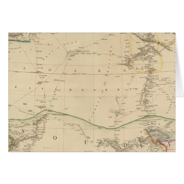 NW-Afrika Hälsningskort (Framsidan Horizontal)