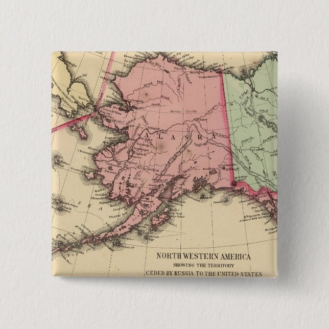 NW America Karta av Mitchell Knapp (Framsida)
